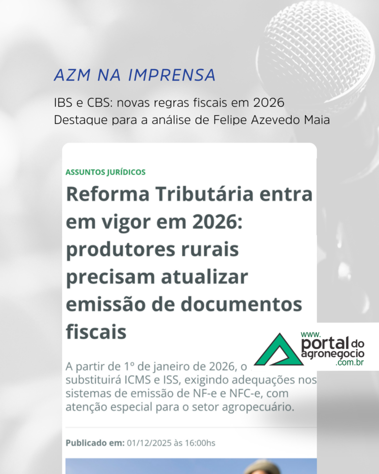 AZM na Imprensa: IBS e CBS entram em 2026 com novas exigências fiscais ...